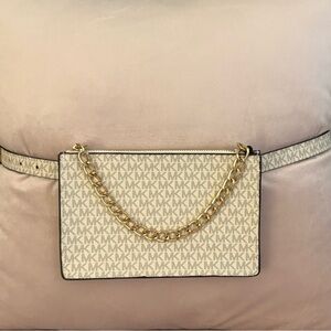 Michael Kors Cream Cross Body/Belt Bag